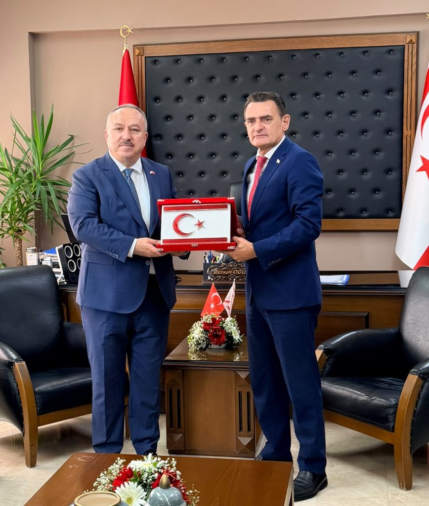 İçişleri Bakanı Oğuz, TC Emniyet Genel Müdürü Ali Fidan’ı kabul etti