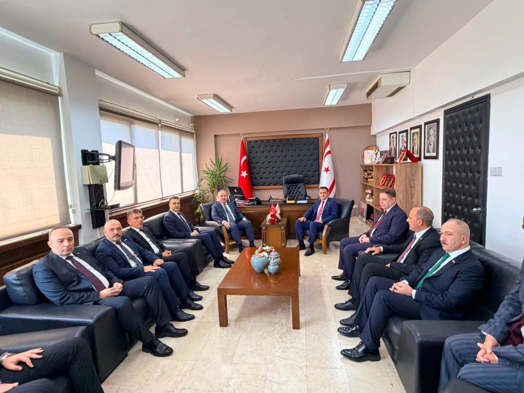 İçişleri Bakanı Oğuz, TC Emniyet Genel Müdürü Ali Fidan’ı kabul etti