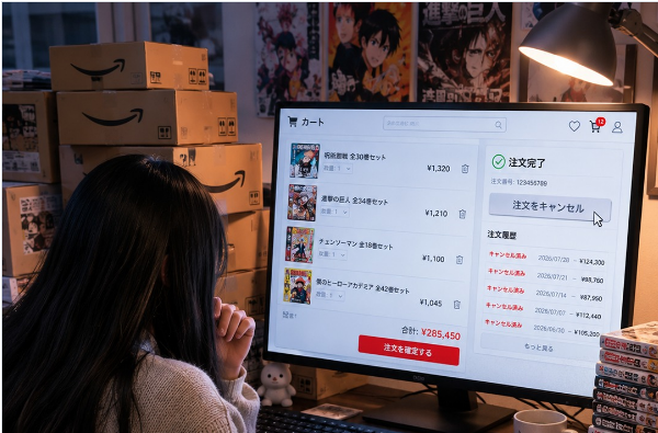 İnternetten 2 bin 100'den fazla kez manga sipariş edip ardından iptal eden Japon kadın tutuklandı