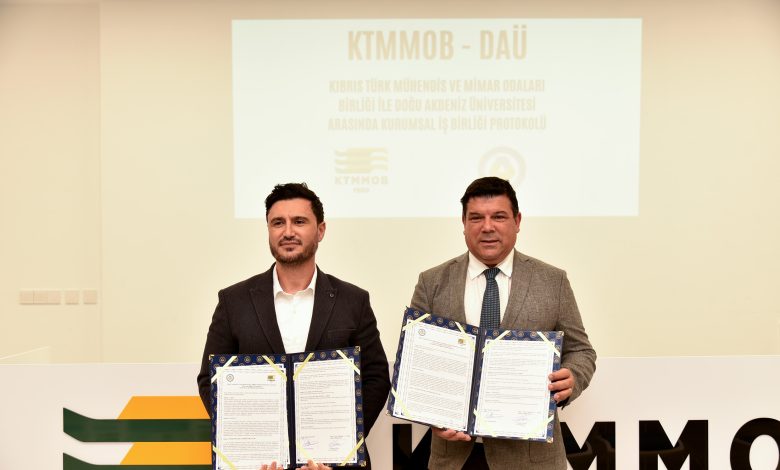KTMMOB ve DAÜ arasında “Kurumsal İş Birliği Protokolü” imzalandı