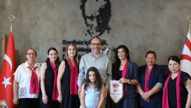 Larnaka Türk Kadınlar Birliği Derneği İskele Belediye Başkanı Sadıkoğlu’nu ziyaret etti