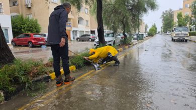 LTB: "Lefkoşa bölgesinde 17 devrilen ağaç, 2 kanalizasyon taşması ve 1 elektrik direği devrilmesi ..."
