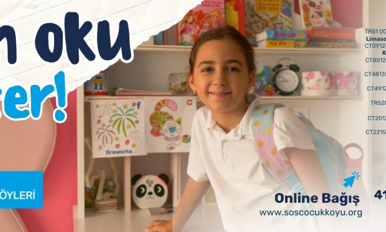 SOS Çocukköyü Derneği’nden yeni akademik yıl öncesi bağış kampanyası