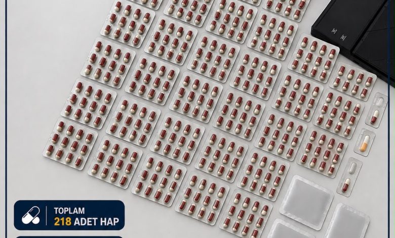 Tasarrufunda 218 yeşil reçeteli hap bulunan iki kişi tutuklandı