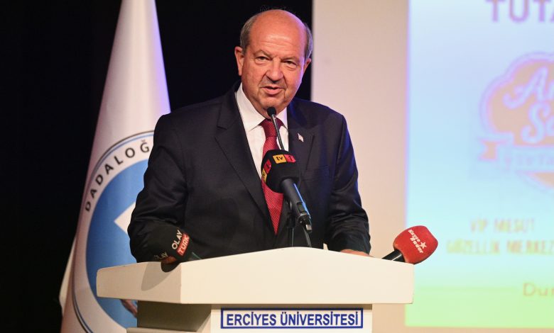Tatar, Kayseri'de konuştu: "Türkiye'nin Kıbrıs'taki varlığı kırmızı çizgimizdir"
