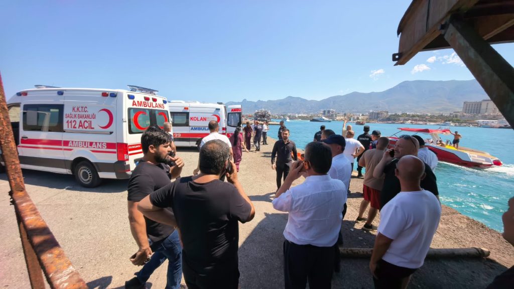 Türkiye İçişleri Bakanlığından Girne açıklarında alabora olan yolcu gemisine ilişkin açıklama