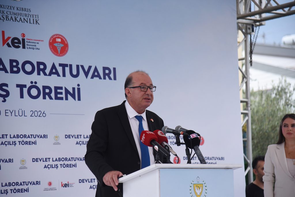 Başbakan Üstel: “Yeni Devlet Laboratuvarı çağdaş cihazlarla donatıldı”