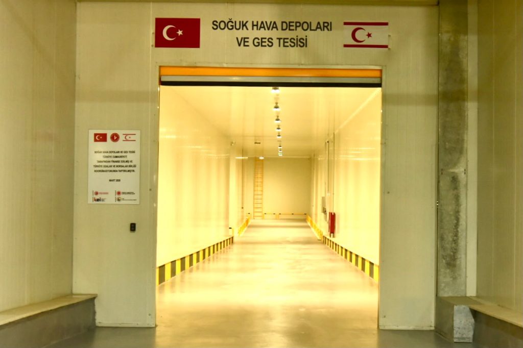 Cypfruvex’in 15 bin tonluk soğuk hava deposu hizmette