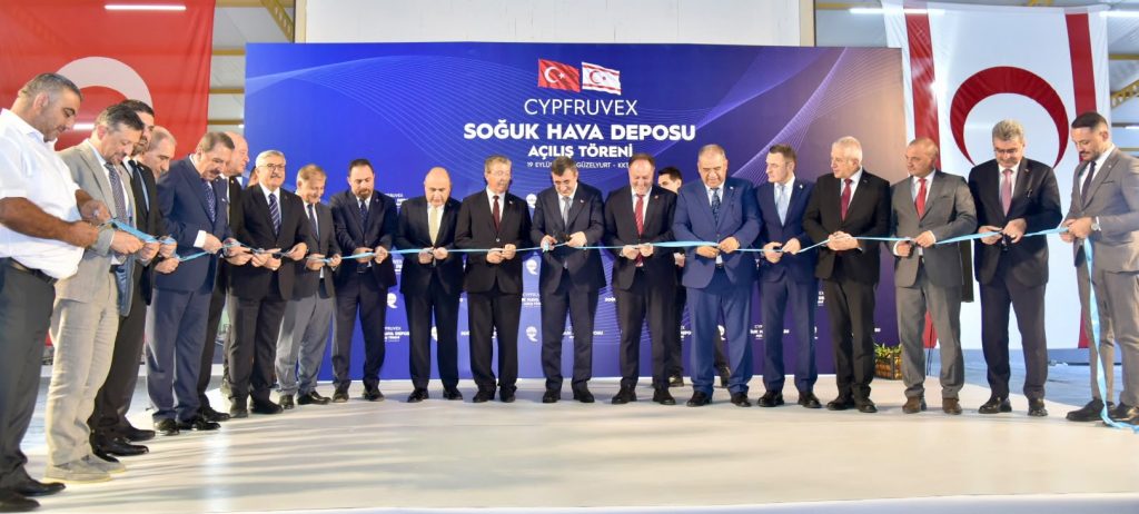 Cypfruvex’in 15 bin tonluk soğuk hava deposu hizmette