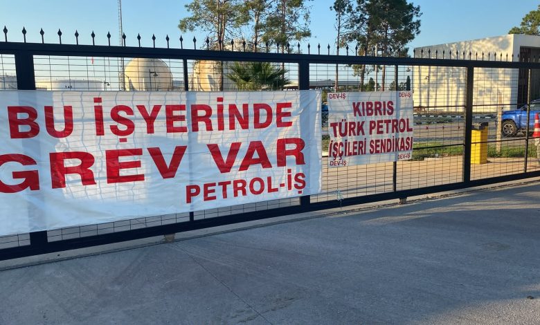 Dev-İş, Kıbrıs Türk Petrolleri’nde 2 saatlik uyarı grevi yapıyor
