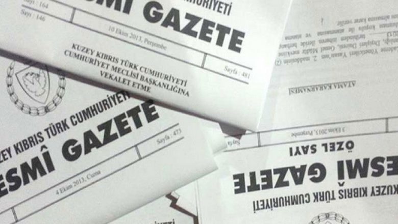 Erhan Arıklı’nın görevden alınma yazısı Erhürman tarafından da imzalanarak resmi gazetede yayınlandı