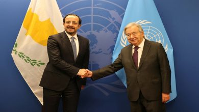 Hristodulidis New York'ta Guterres ile görüştü