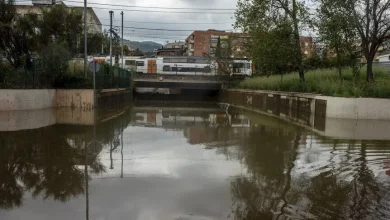 İspanya'nın doğusundaki şiddetli yağışlar ulaşımı durdurdu