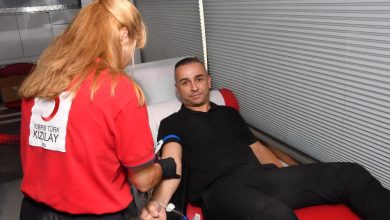 İtfaiye ve polis mensupları kan bağışı yaptı