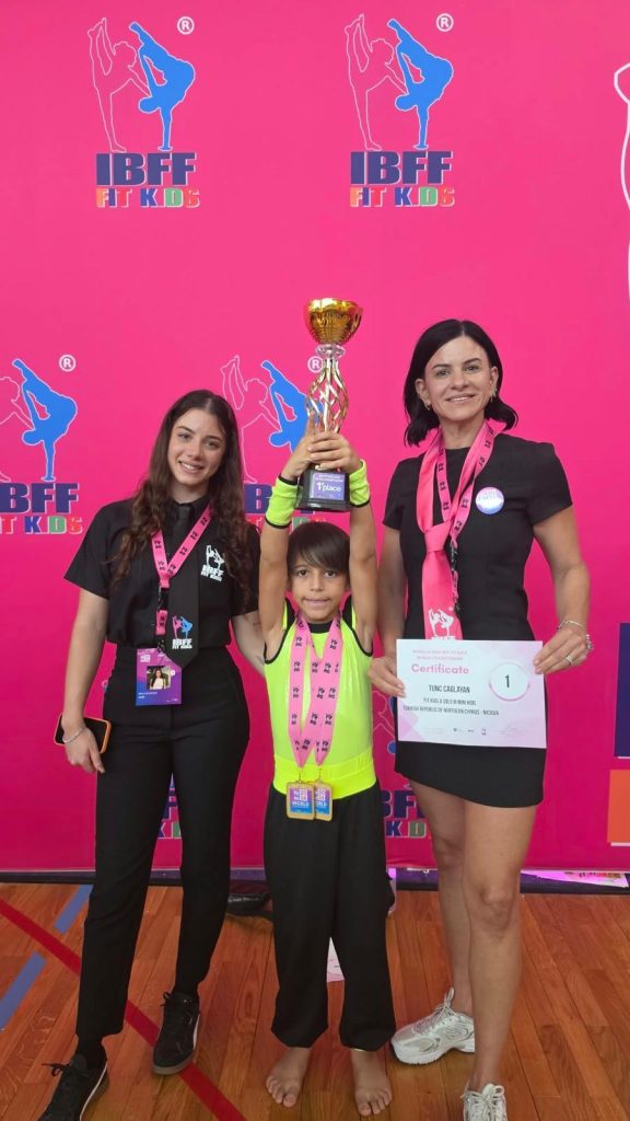 KKTC Çocuk Fitness sporcuları Hırvatistan’daki Dünya Fit Kids Şampiyonasında önemli başarılar elde etti