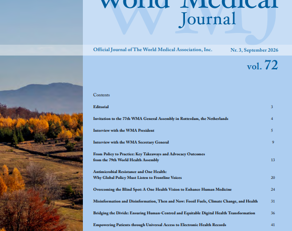 KTTB Başkanı Dalkan’ın makalesi World Medical Journal’da yayımlandı