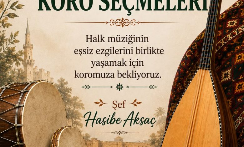 Lefkoşa Belediye Orkestrası, Halk Müziği Korosu için seçmeler düzenliyor