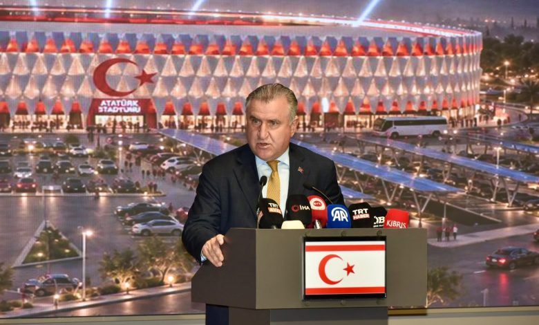 Lefkoşa'ya yeni stadyum ve spor kompleksi... Bak:"el birliğiyle çalıştık"