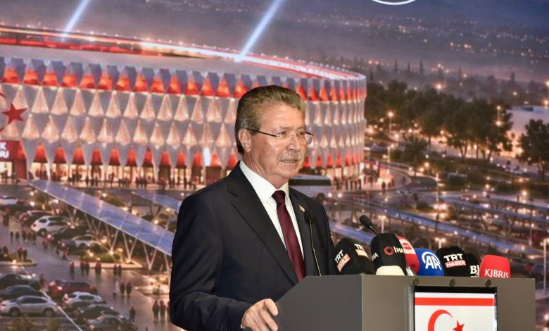 Lefkoşa’ya yeni stadyum ve spor kompleksi... Üstel: “Bugün Kıbrıs Türkü'nün ve KKTC gençliğinin tarihi günü”