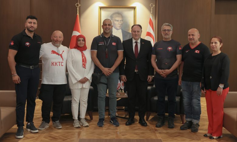 Öztürkler, T-Bikers Türk Motor Kulübü heyetini kabul etti