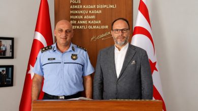 Sadıkoğlu İskele Polis Müdürü Erem'i ziyaret etti... “Kurumlar arası dayanışma aynı kararlılıkla sürecek”