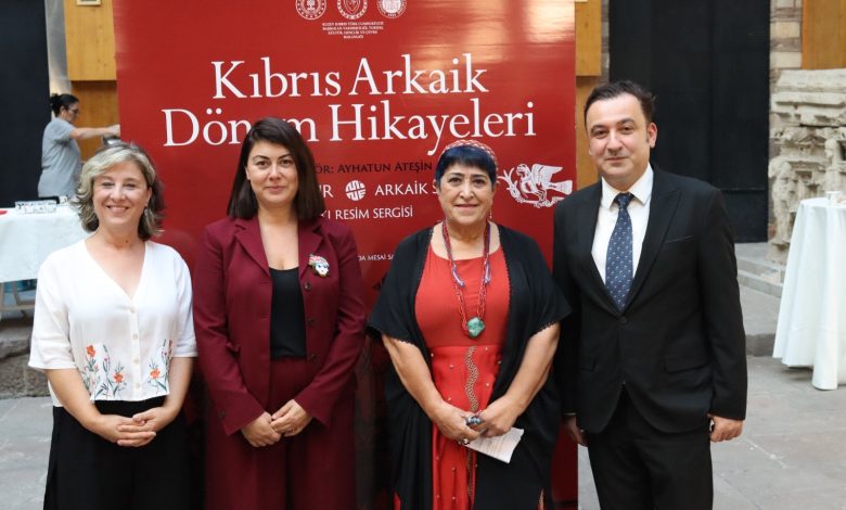 Sanatçı Mine Okur’un “Arkaik Sezgi” baskı resim sergisi Ankara’da açıldı