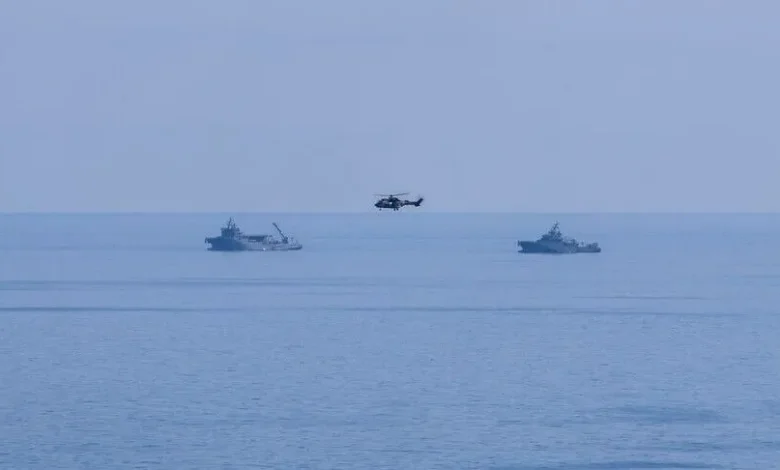TCG Alemdar ile TCG Işın, 550 metre derinlikte robotik dalış ve taramalarını sürdürüyor