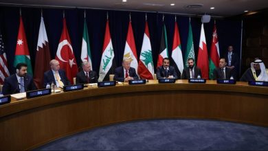Trump, Körfez İşbirliği Konseyi üyesi ülke liderleri ve Erdoğan ile bir araya geldi