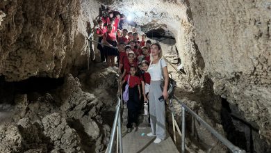 9 Eylül İlkokulu öğrencileri Çınarlı İncirli Mağarası’nı ziyaret etti