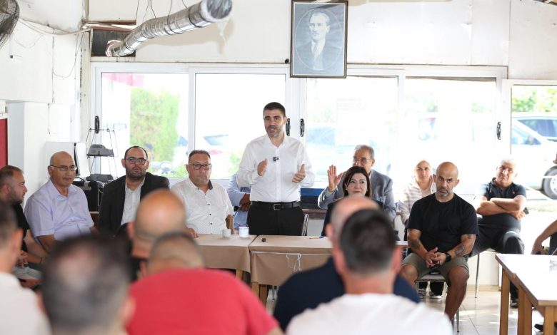 Aktunç Lefkoşa'da bazı spor kulüplerini ziyaret etti