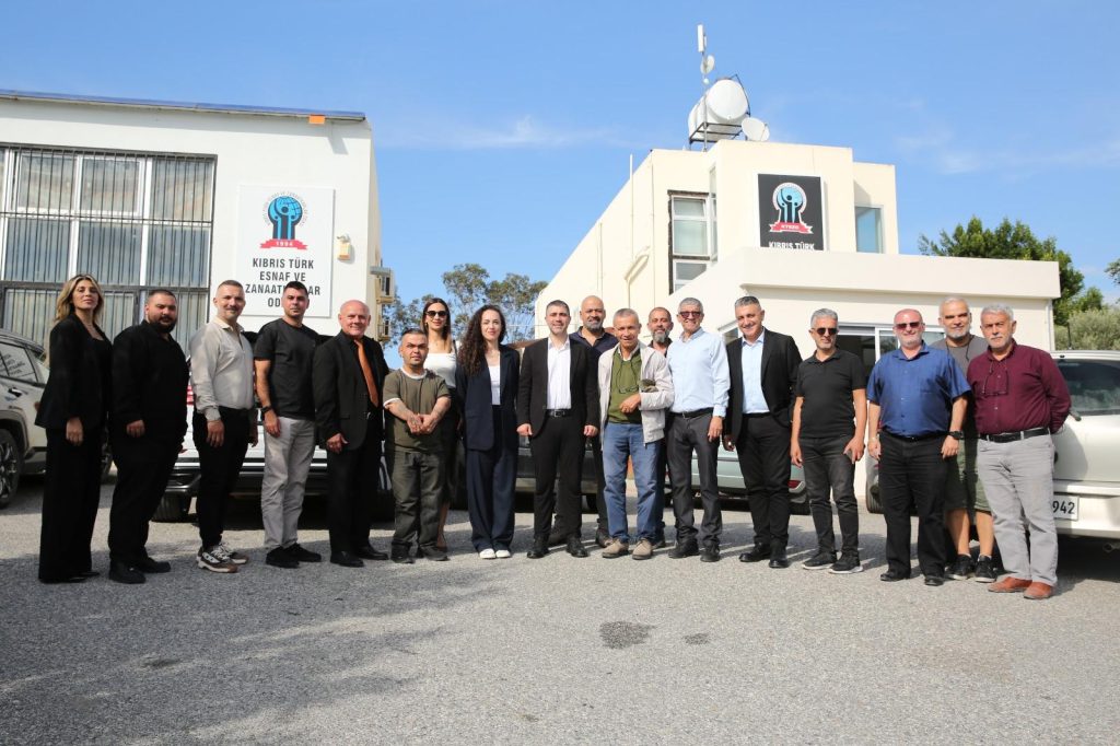 Aktunç ve heyeti, GİAD, Esnaf ve Zanaatkarlar Kooperatifi, KTOEÖS ile KTSO’yu ziyaret etti