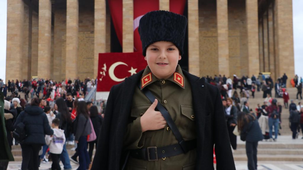 Anıtkabir'de 29 Ekim Cumhuriyet Bayramı coşkusu