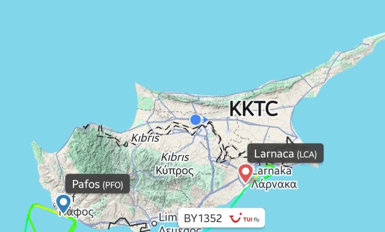 Aşırı yağış ve şiddetli rüzgar Baf’ta zarara yol açtı; bir uçak Larnaka Havalimanı’na yönlendirildi