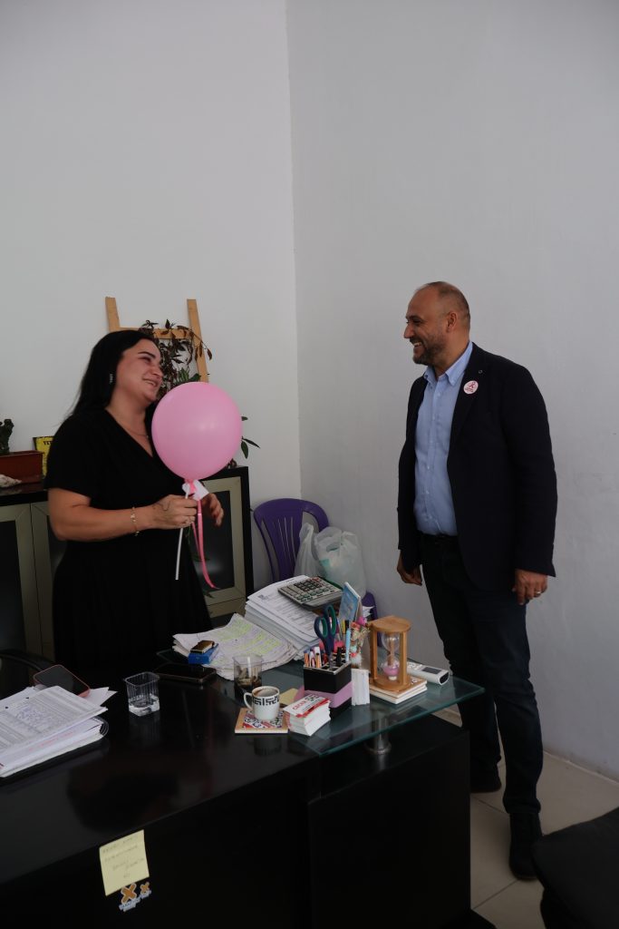 CTP Erenköy-Karpaz Belediye Başkan adayı Gören, Meme Kanseri Farkındalık Ayı kapsamında bölgedeki kadınlarla bir araya geldi