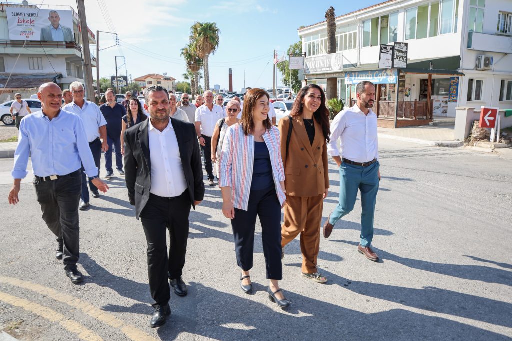 CTP İskele Belediye Başkanı adayı Nereli, bölge ziyaretindeydi