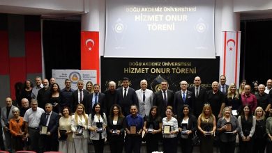 DAÜ’de, Hizmet Onur Töreni gerçekleştirildi
