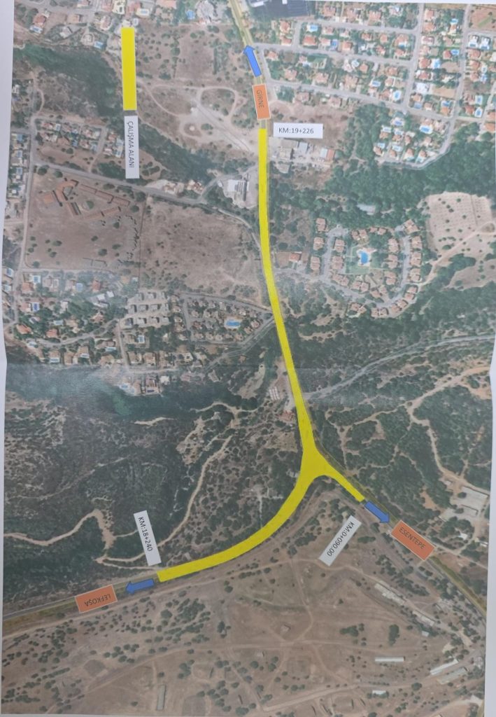 Değirmenlik-Girne-Esentepe güzergâhında trafik yarından itibaren 1 Kasım’a kadar kontrollü sağlanacak
