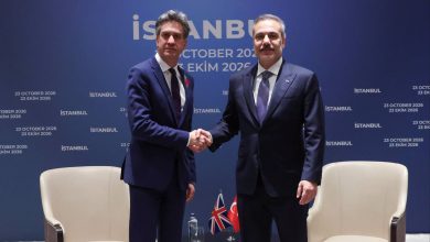 Fidan, Miliband ile İstanbul'da görüştü