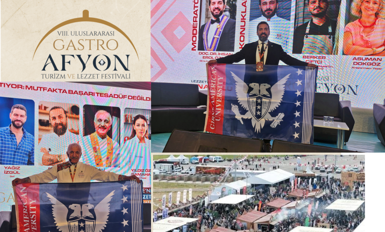 GAÜ, 8. Uluslararası Gastro Afyon Turizm ve Lezzet Festivali’nde temsil edildi