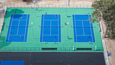 Gazimağusa’da tenis kompleksi projesinin ilk etabında altı kort tamamlandı
