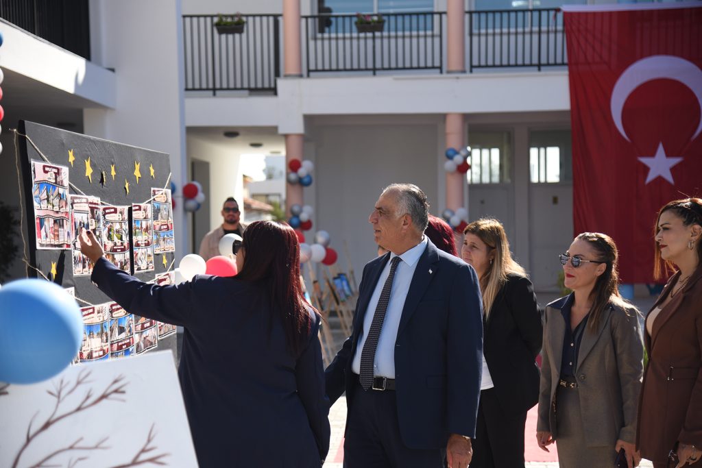 Haspolat Gülen Tüfekçi İlkokulu’nda yeni derslik binaları ve oyun parkı açıldı