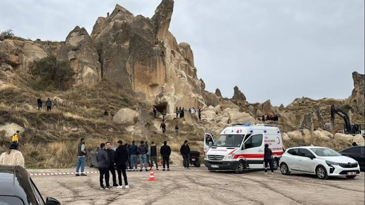 Kapadokya'da çöken peribacasında üç kişi hayatını kaybetti... Gürlek: “Soruşturma başlatıldı”