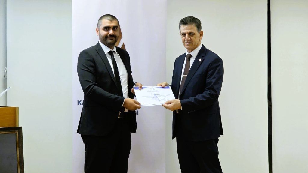 KHK sınavlarında dereceye girenlere üstün başarı belgeleri verildi