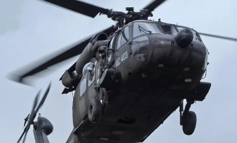 Kolombiya'da askeri helikopterin düşmesi sonucu 19 kişi yaralandı