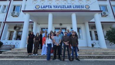 KTOEÖS Lapta Yavuzlar Lisesinde açıklama yaptı