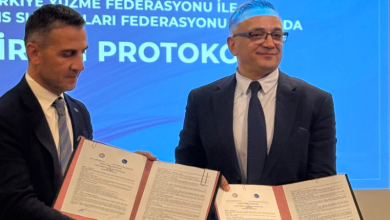 Kuzey Kıbrıs Su Sporları Federasyonu ile Türkiye Yüzme Federasyonu arasında protokol imzalandı