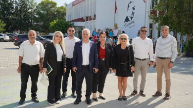 Paşaoğlu, Girne Dr. Akçiçek Hastanesi’ni ve Oğuz Veli Ortaokulu’nu ziyaret etti