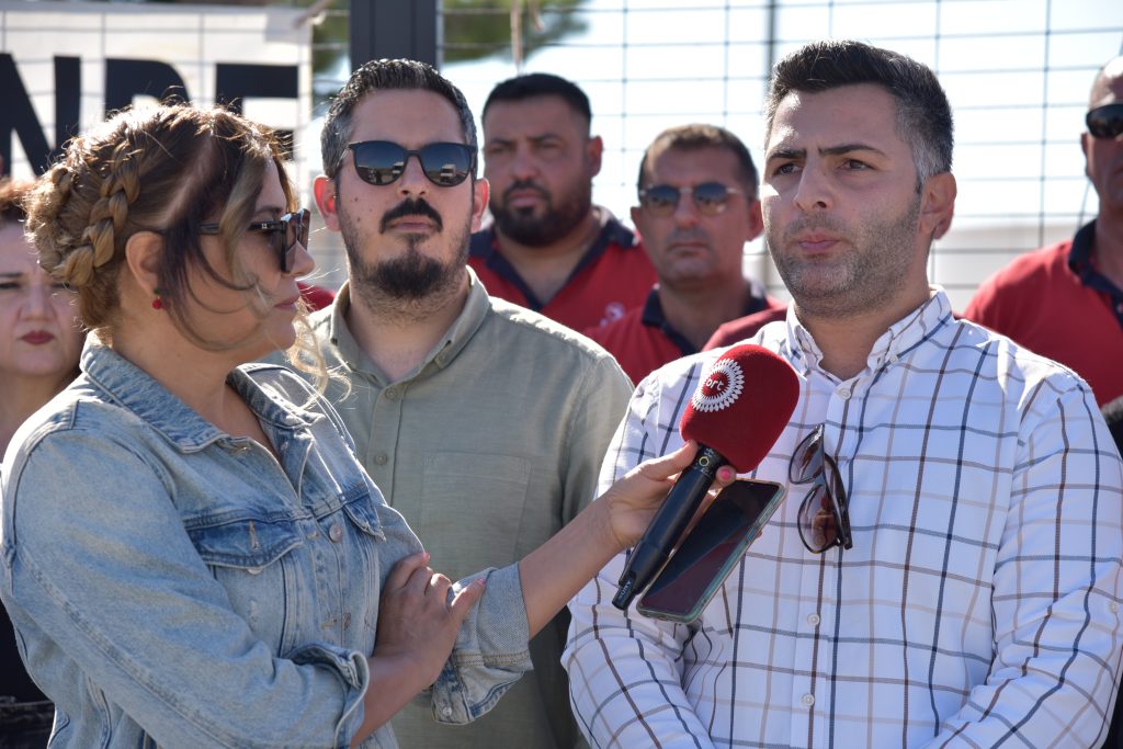 Petrol İşçileri Sendikası’nın Kıbrıs Türk Petrolleri’ndeki uyarı grevi devam ediyor