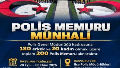 Polis memuru münhali için yarın da başvuru kabul edilecek