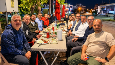 Sadıkoğlu, Larnaka Gençler Birliği Spor Kulübü yöneticileriyle bir araya geldi